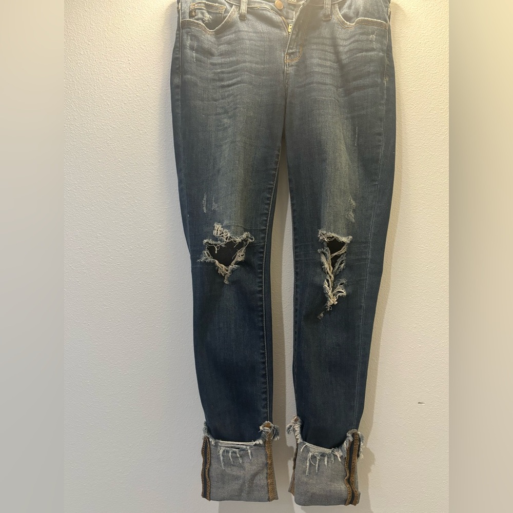 Judy Blue Distressed Blue Jeans
